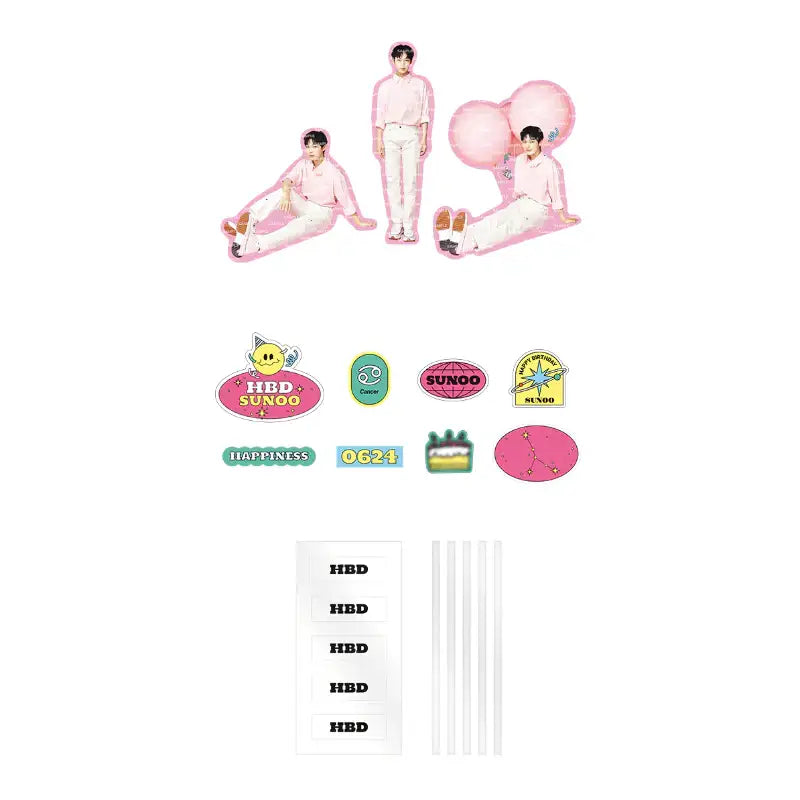ENHYPEN - BIRTHDAY - SUNOO Deco Sticker Set - ENHYPEN - Sticker - Harumio