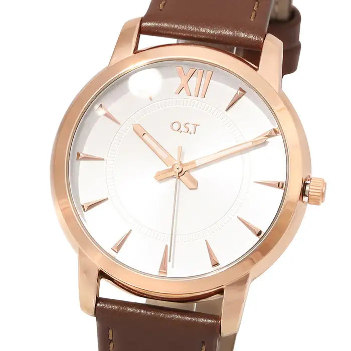 OST - Classic Brown Leather Watch - OST - Watch - Harumio