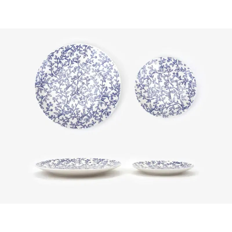 Dailylike x 10x10 - Blue Line Series Round Plate Set - Dailylike x 10x10 - Kitchenware - Harumio