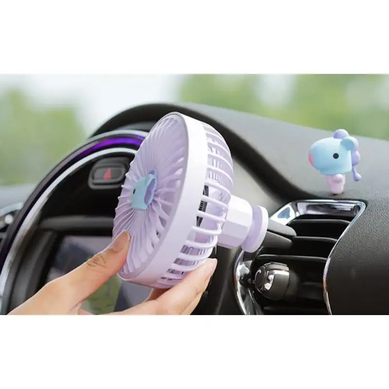 BT21- Baby USB Lighting Car Fan - LINE FRIENDS - Car Accessories - Harumio