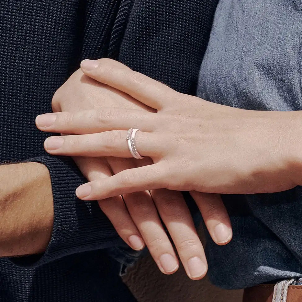 OST - Simple White Cubic Ring - OST - Jewelry - Harumio