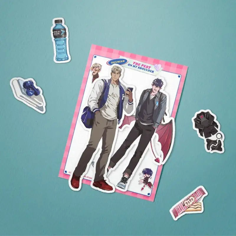 The Pest On My Shoulder - Character Stickers - Lezhin - Stickers - Harumio