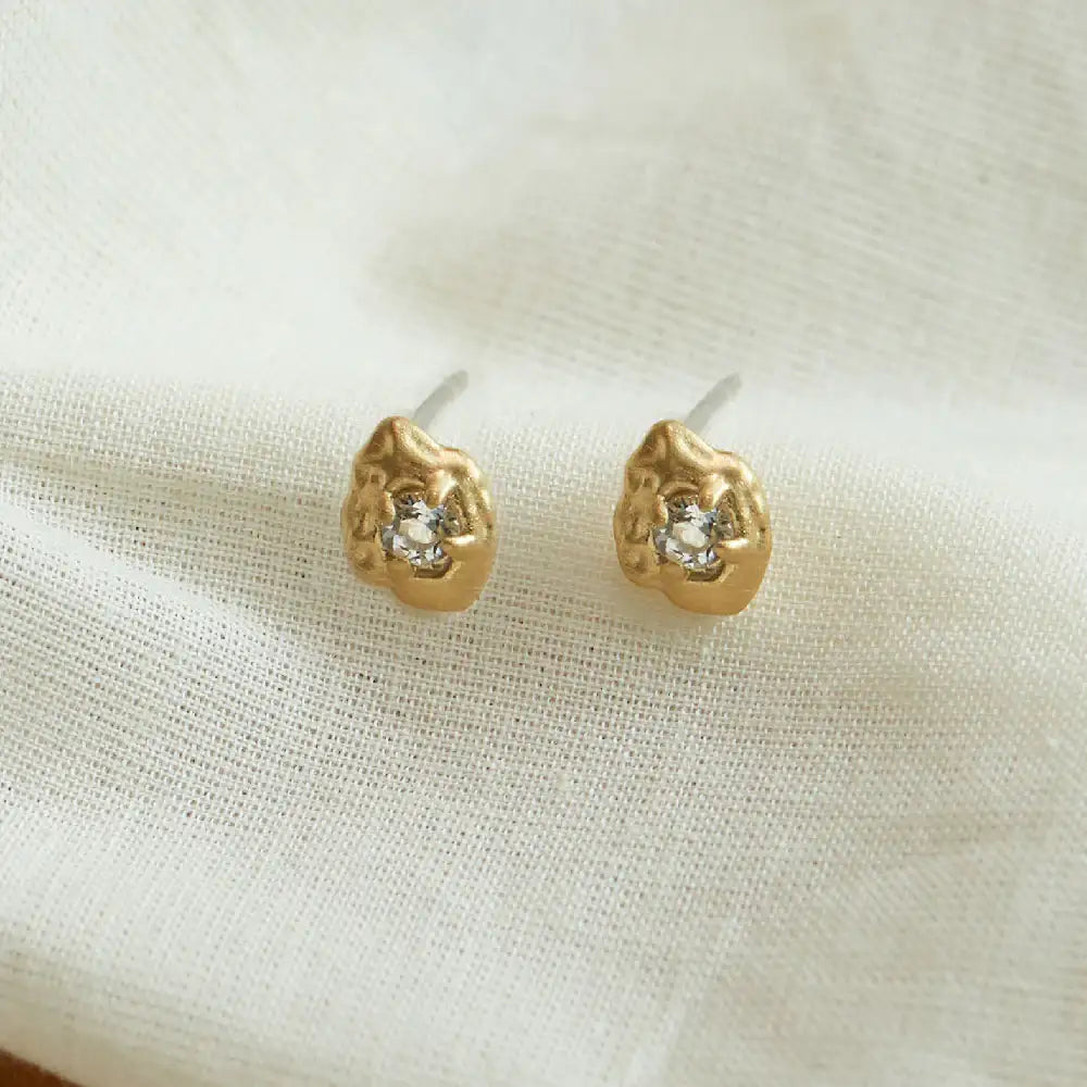 CLUE - Collection Vintage Pendant Gold Earrings - CLUE - Jewelry - Harumio