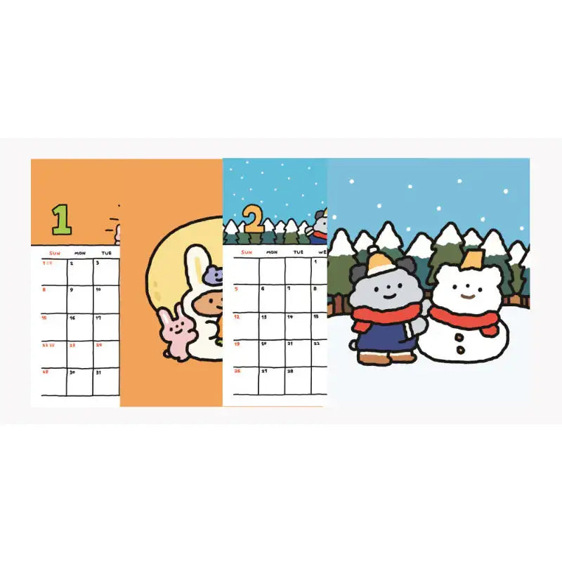 Jelly Crew - ddoodly - 2023 Wall Calendar - Jelly Crew - Calendar - Harumio