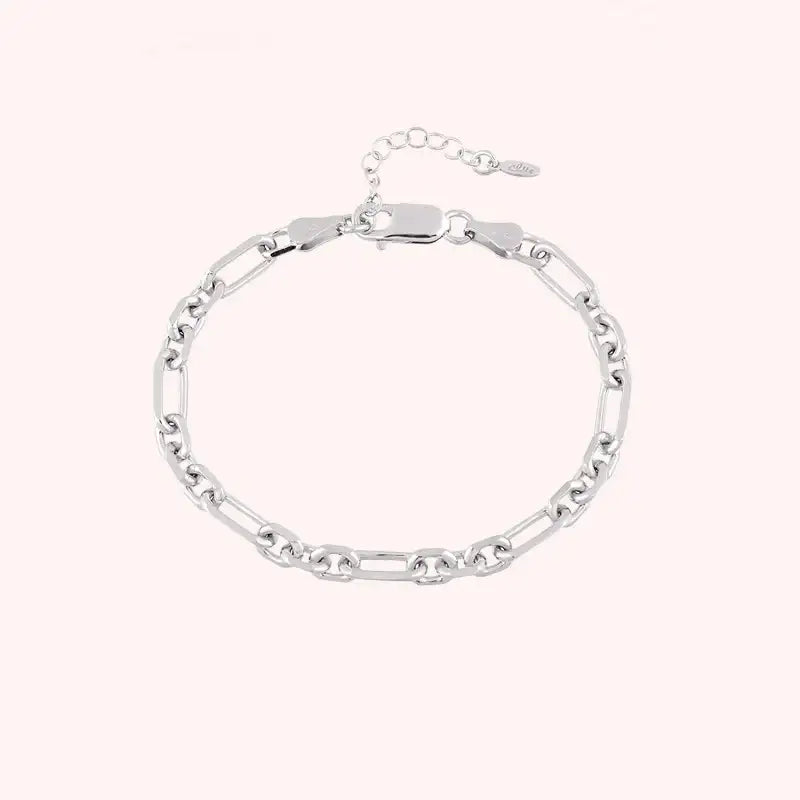 CLUE - Bold Chain Silver Bracelet - CLUE - Accessories - Harumio