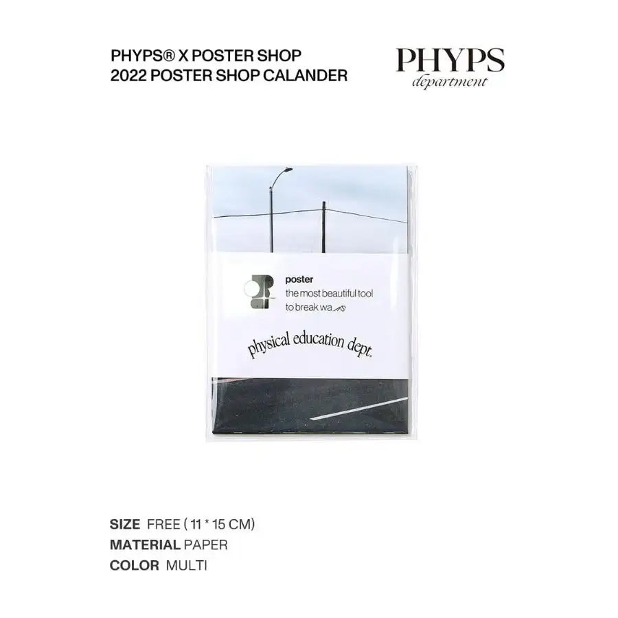 Phyps X Poster Shop - 2022 Poster Shop Calendar - Phyps - Calendars, Organizers & Planners - Harumio