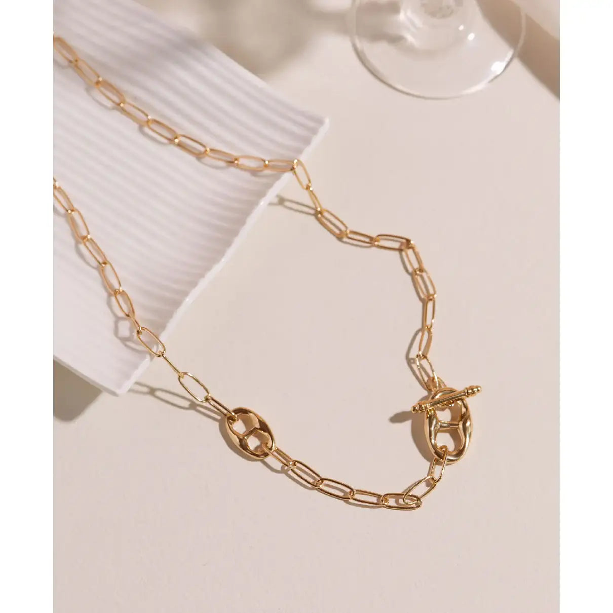 CLUE - C Collection Iconic C Drop Two-Way Long Necklace - CLUE - Jewelry - Harumio
