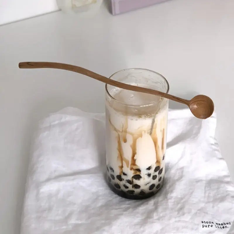Like A Cafe - Wave Teakwood Long Spoon - Like A Cafe - Home & Living - Harumio