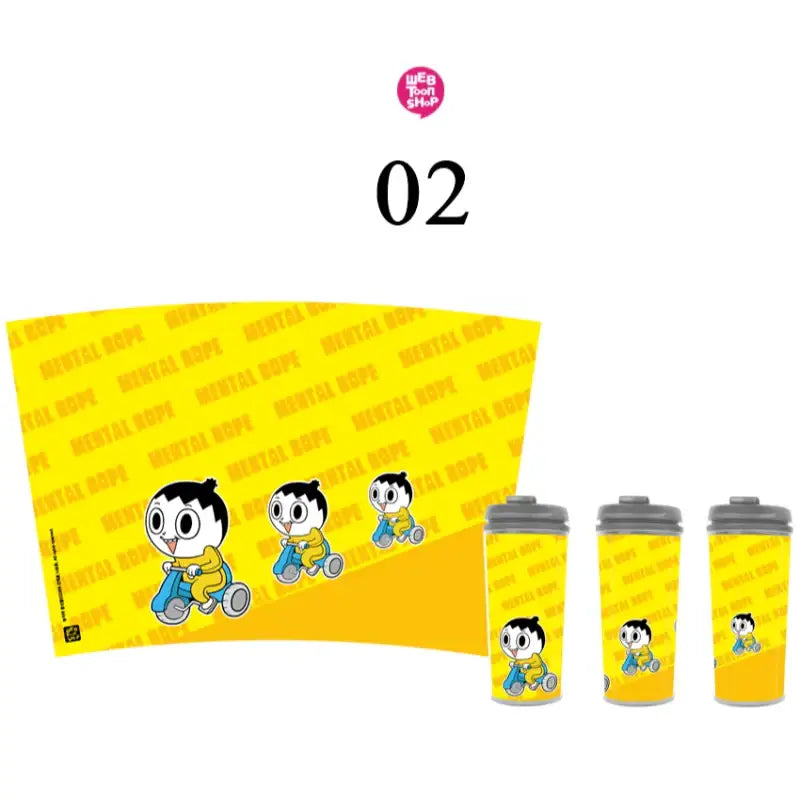 Don't Let Go of the Mental Rope - Tumbler 500ml - Webtoon Shop - Tumbler - Harumio