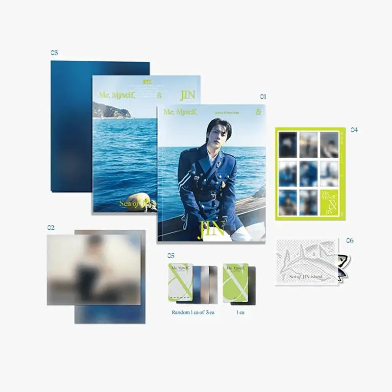 BTS - Special 8 Photo-Folio Me, Myself, and Jin 'Sea of JIN island' - BTS - Books - Harumio