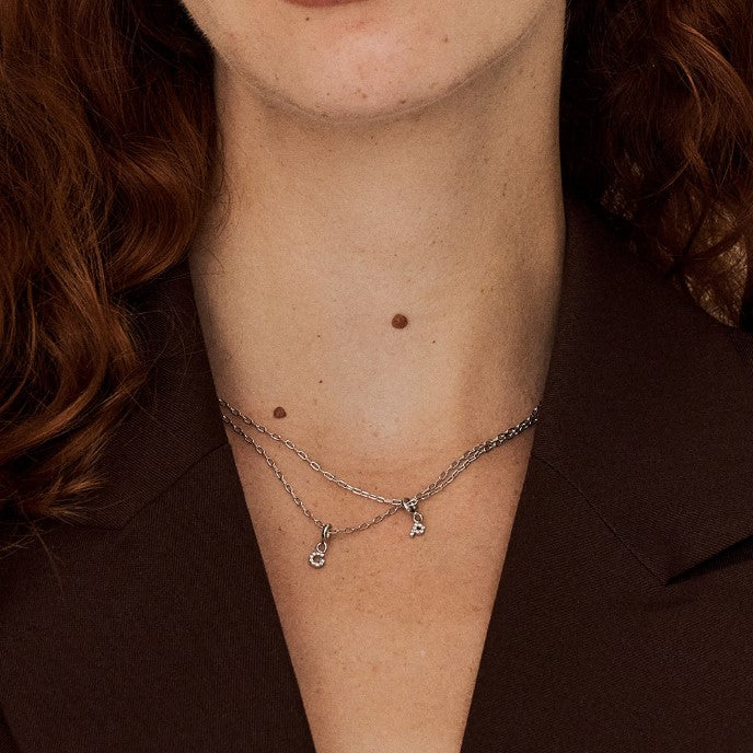 OST - 'G' Initial Silver Drop Necklace