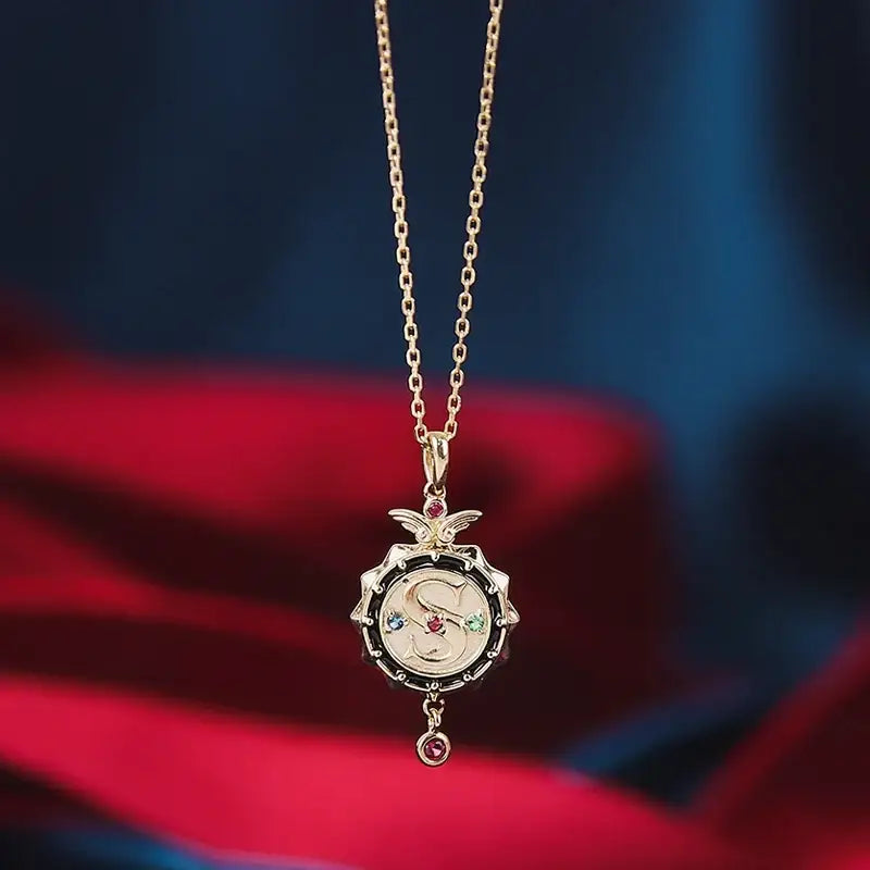 Saint Tail x Clue - Sherlock's Medallion 10k Gold Necklace - CLUE - Jewelry - Harumio