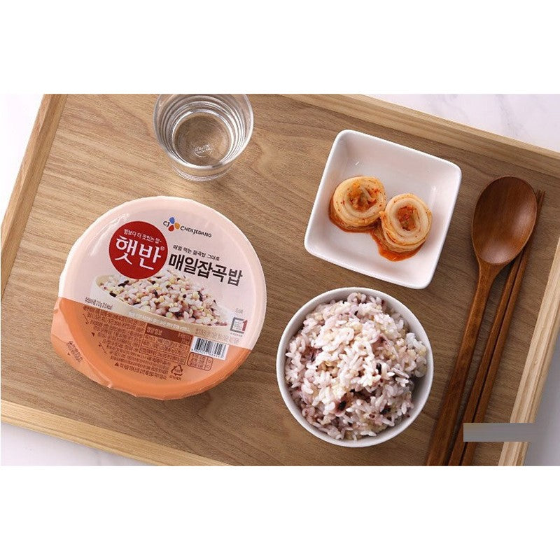 CJ - Instant Cooked Rice - Multigrain (1 box)