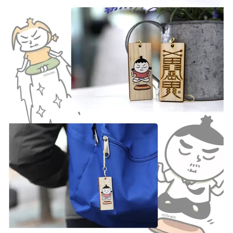 Don't Let Go of the Mental Rope - Wish Fulfillment Tree Talisman - Webtoon Shop - Keychains - Harumio