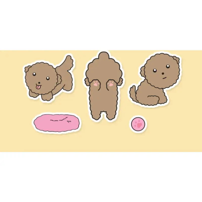 Maru Is a Puppy - Big Deco Sticker - Webtoon Friends - Sticker - Harumio