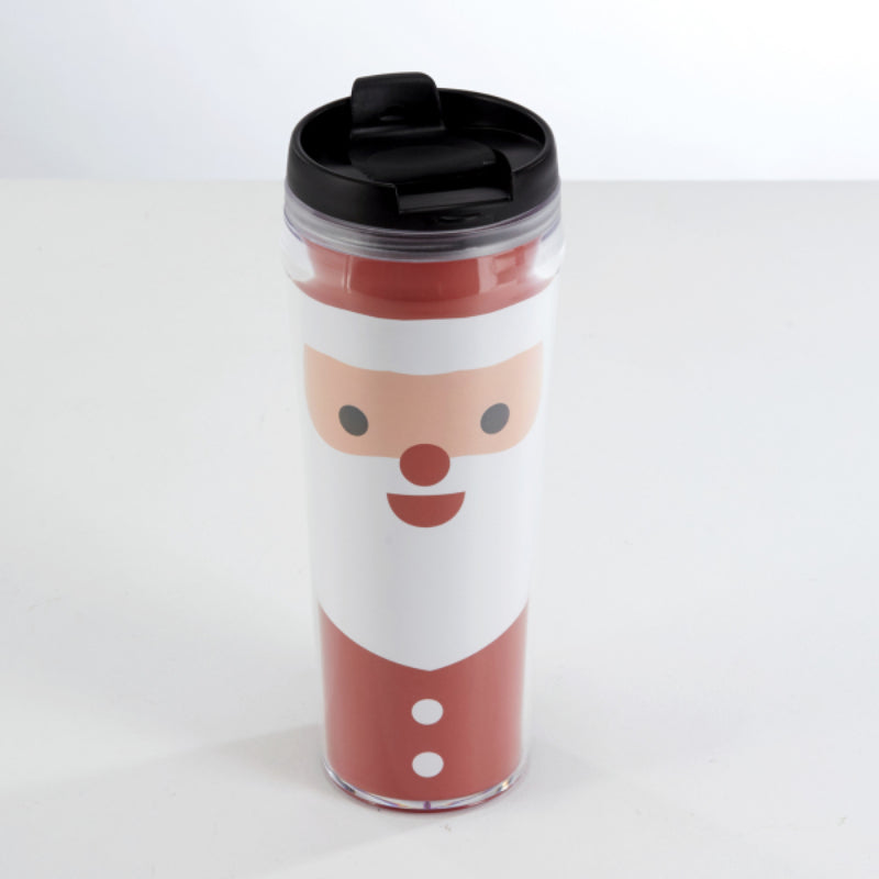 Korean Happy Christmas - Plastic Tumbler