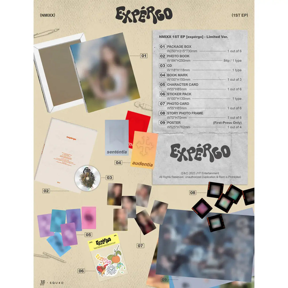 NMIXX - EXPERGO : 1st EP (Limited Version) - NMIXX - Album - Harumio
