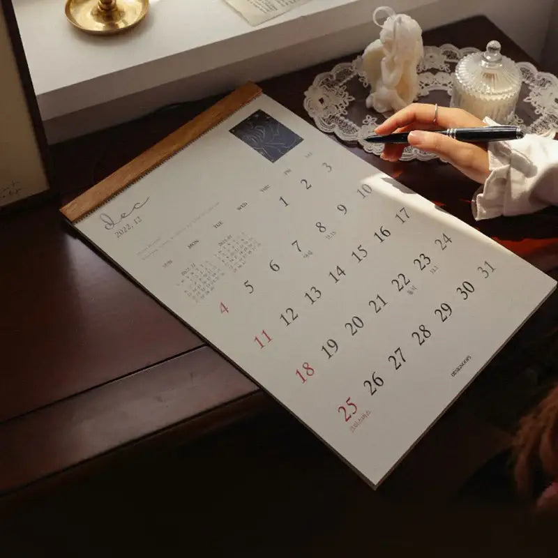 Designoops - 2023 Wood Wall Calendar - Henri Matisse Monet B4 - Designoops - Calendar - Harumio