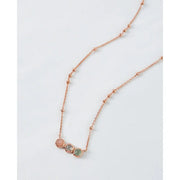 CLUE - Wish Spell Natural Stone Multicolor Silver Necklace - CLUE - Jewelry - Harumio