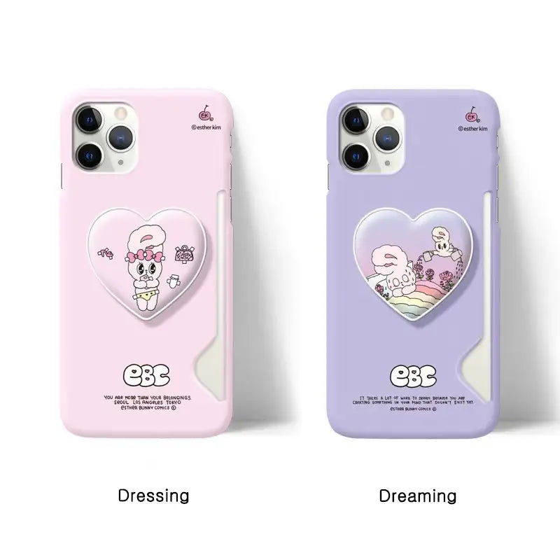 Esther Bunny - Heart Tok Card Case - Esther Bunny - Phone Cases - Harumio
