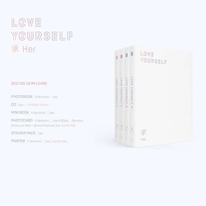 BTS - 5th Mini Album - Love Yourself: Her - BTS - Albums - Harumio