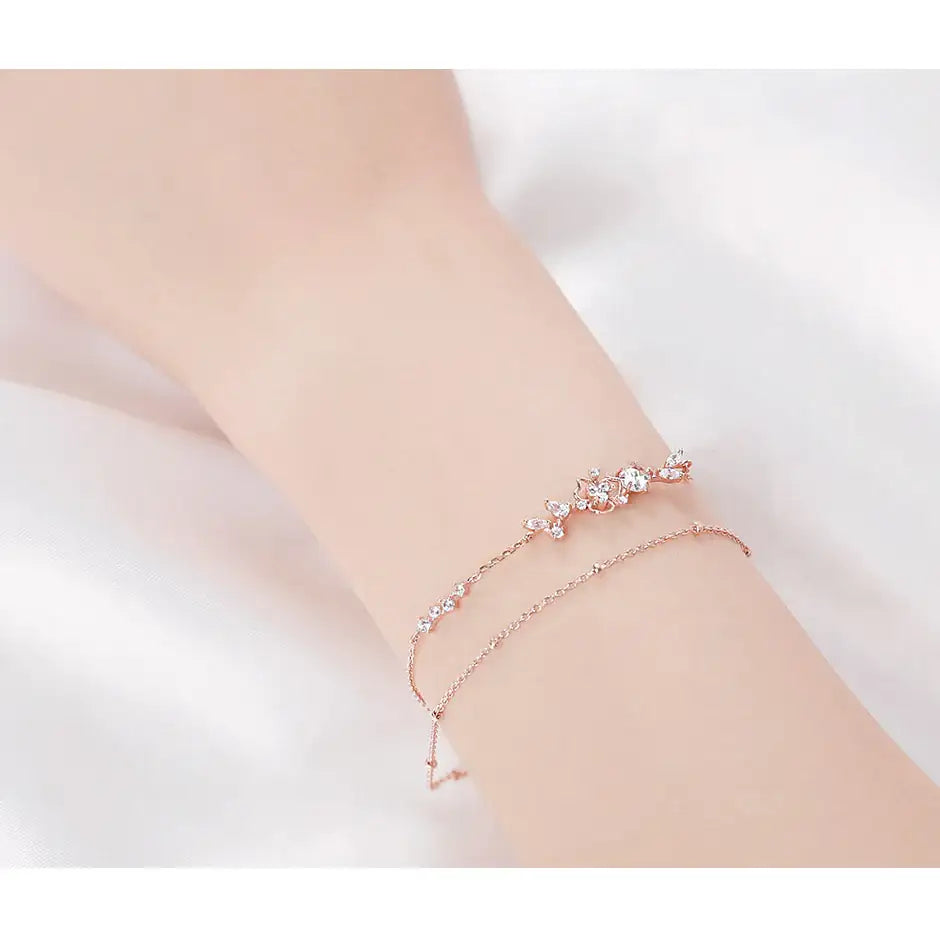 CLUE - Little Star Twinkling Silver Bracelet - CLUE - Jewelry - Harumio