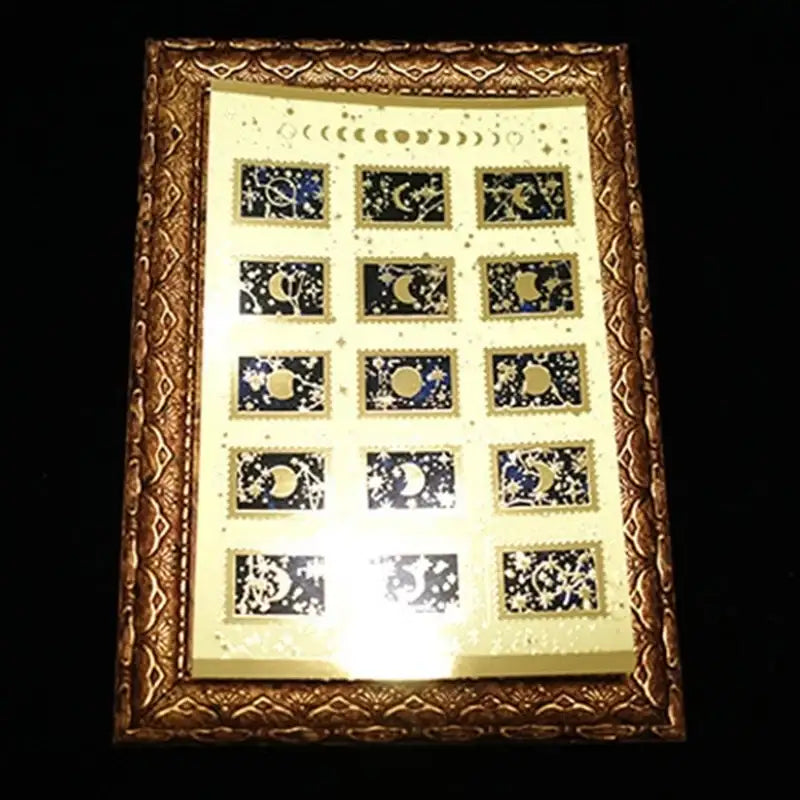 Libet - Moon Gold Foil Stamp Sticker - Libet - Stationary - Harumio