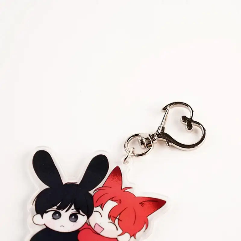 White Eared Artist x MOFUN - Acrylic Keyring - MOFUN - Accessories - Harumio