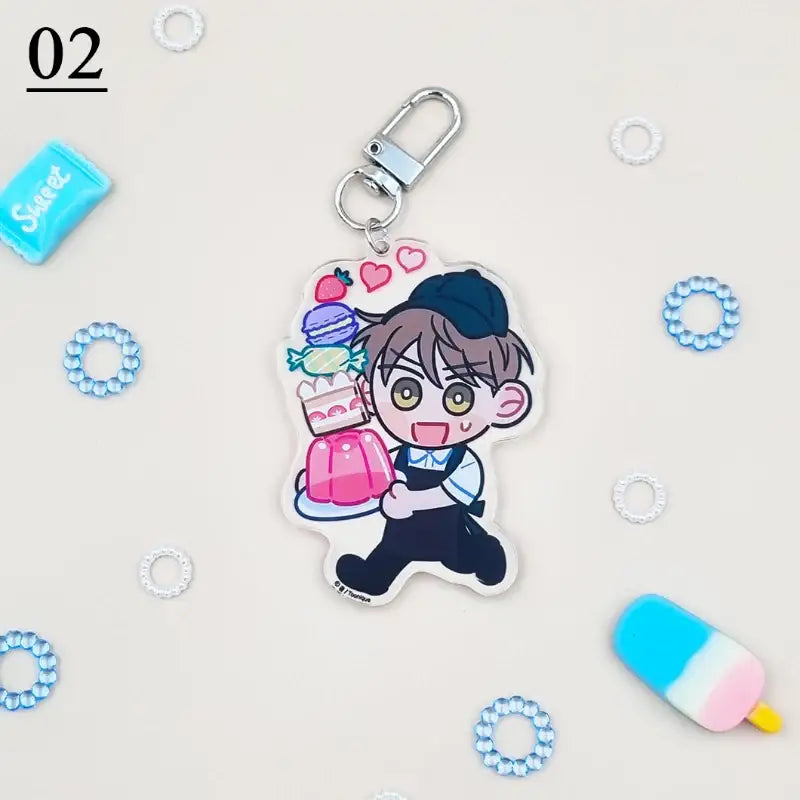 Uncanny Charm - Acrylic Keyring - Toon!que - Keyrings - Harumio