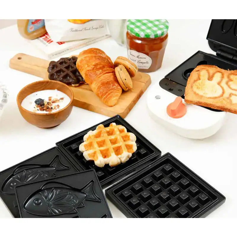 Bo Friends - Miffy - 3-in-1 Waffle Maker - Bo Friends - Waffle Maker - Harumio