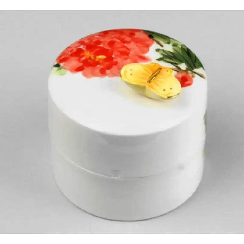 HK Studio - Hand Painted Peony Musical Jewelry Box - HK Studio - Music Box - Harumio