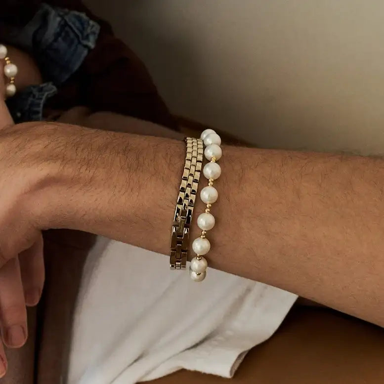 OST - Plump 8mm Pearl Bracelet - OST - Jewelry - Harumio