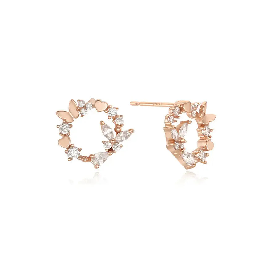 CLUE - Wish Butterfly Silver Earrings - CLUE - Jewelry - Harumio