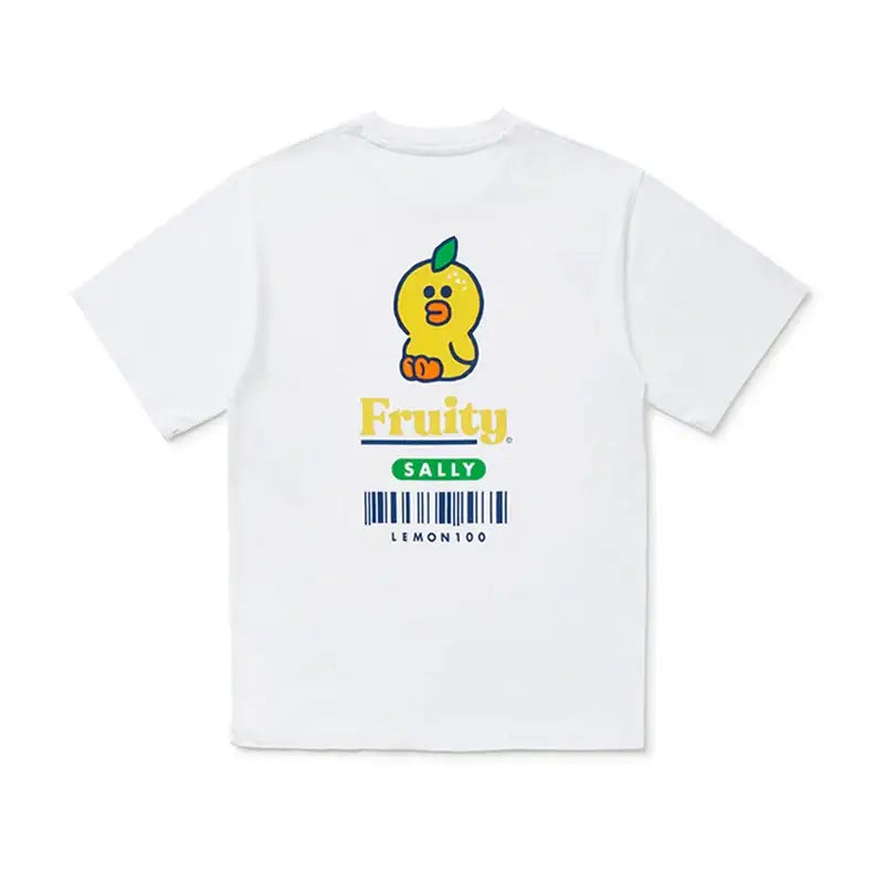 Line Friends - Fruity Barcode Short Sleeve T-Shirt - Line Friends - Clothes - Harumio