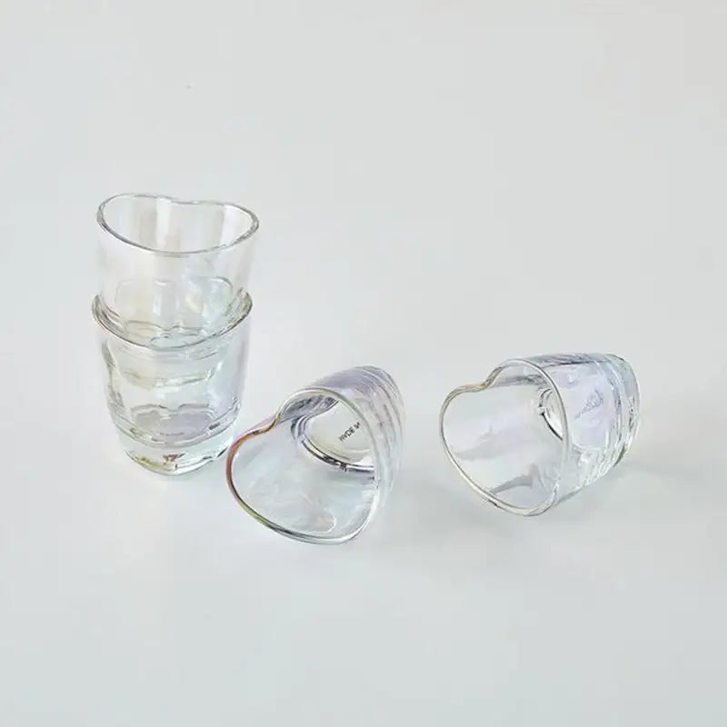 Korean ON Rainbow - Heart Soju Glass Set - Modern House - Tableware - Harumio