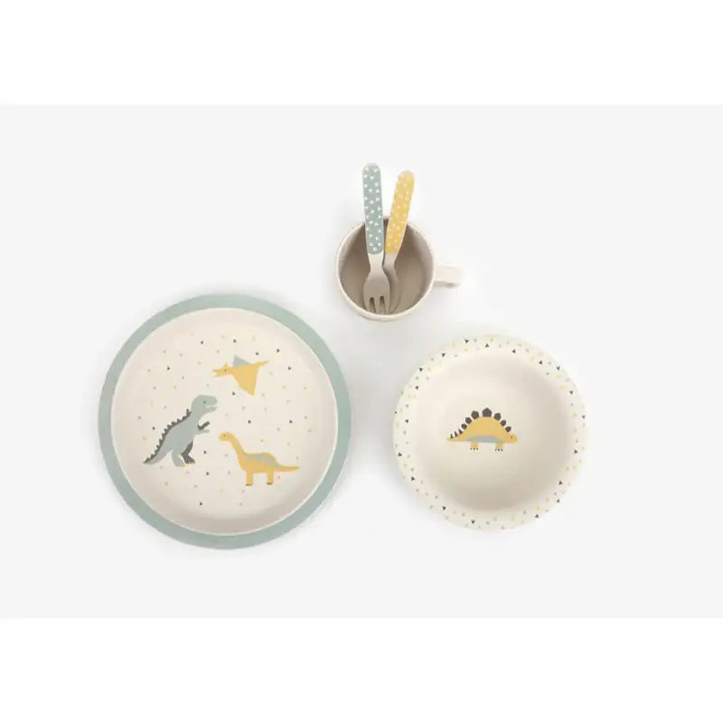 Dailylike x 10x10 - Bamboo Kids Dinner Set Ver.2 - Dailylike x 10x10 - Kitchenware - Harumio