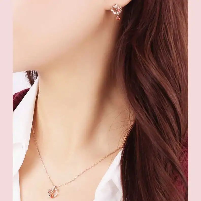 CLUE - Snow Camellia Silver Earring - CLUE - Jewelry - Harumio