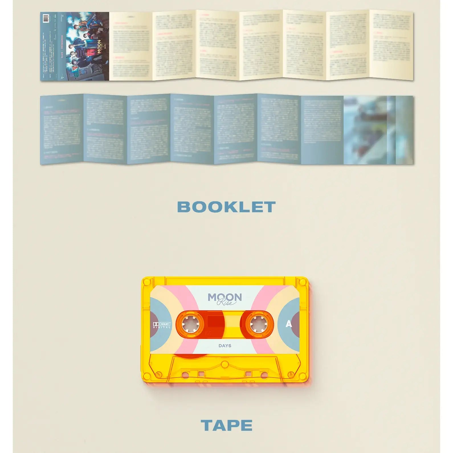 DAY6 - MOONRISE : 2nd Album (Random Version) [Cassette Tape] - DAY6 - Album - Harumio