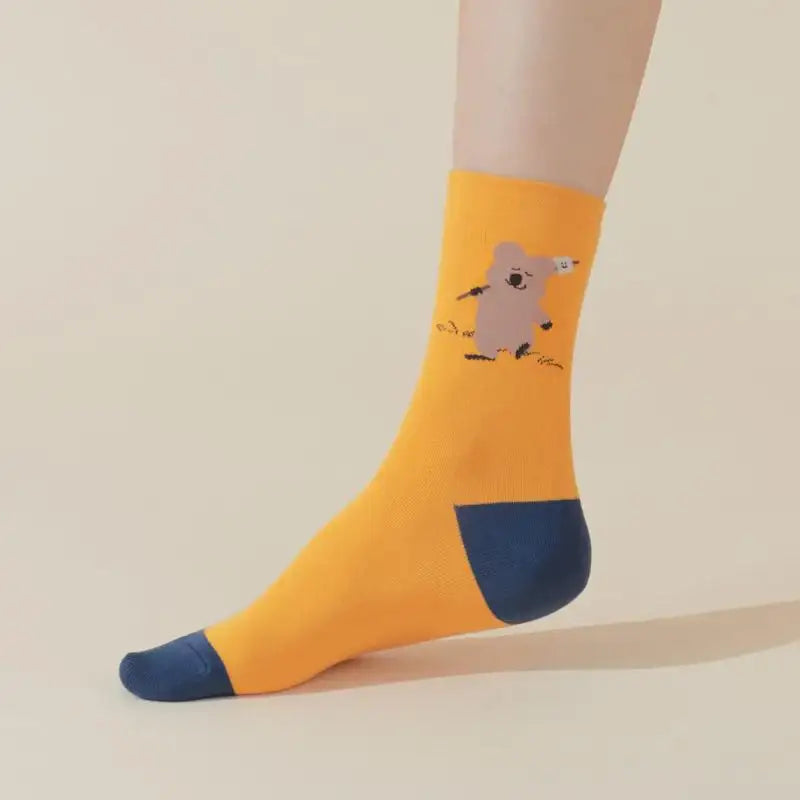 Dinotaeng - Quokka & BOBO Single Socks - Dinotaeng - Socks - Harumio