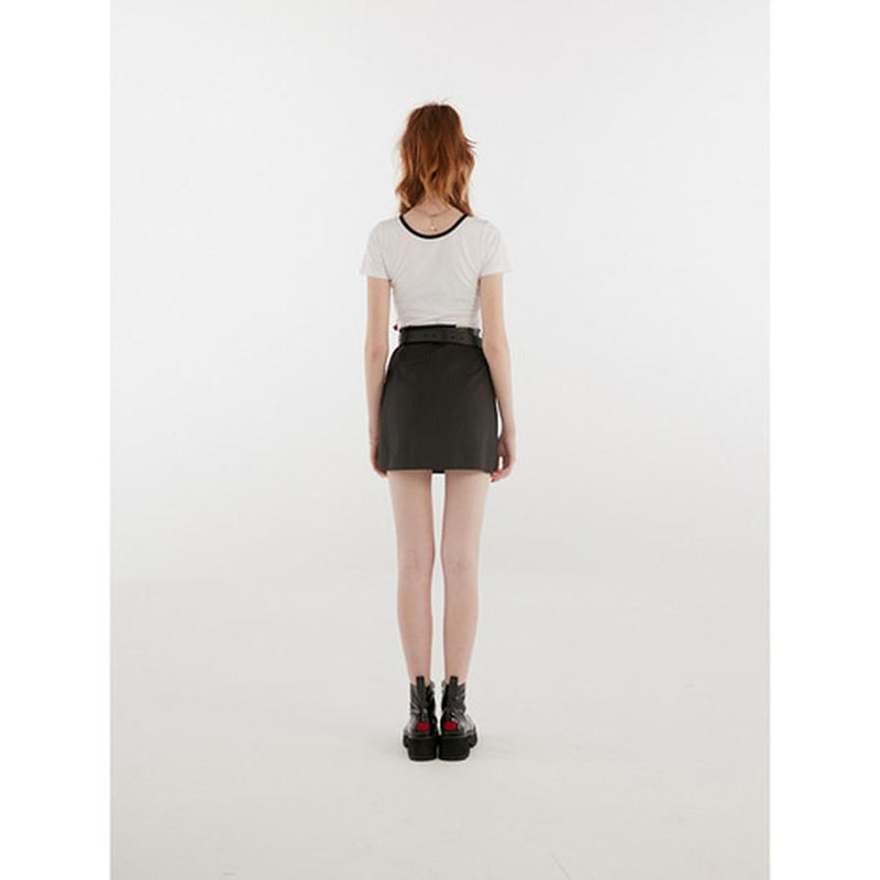 Kirsh - U-Neck T-Shirt - White