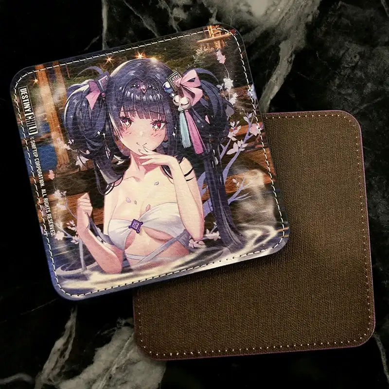 Destiny Child - Hot Spring Leather Coaster - Destiny Child - Accessories - Harumio