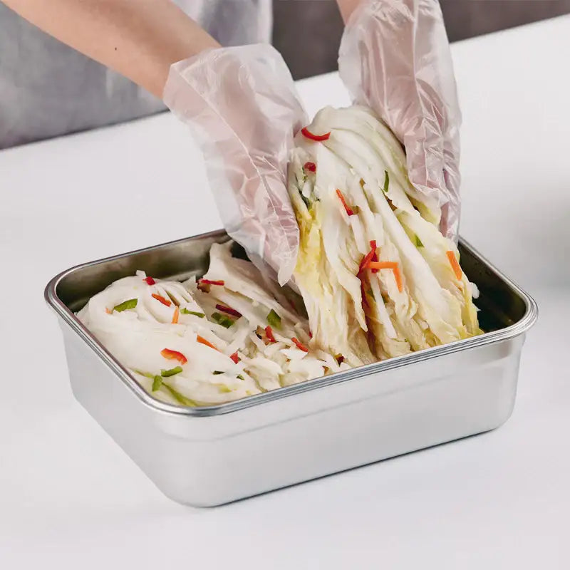 Neoflam - Staineless Steel Kimchi Container Set Of 3 - Neoflam - Food Container - Harumio