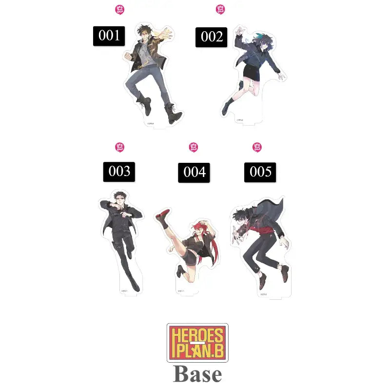Heroes Plan B - LD Acrylic Stand - Webtoon Shop - Acrylic Stand - Harumio