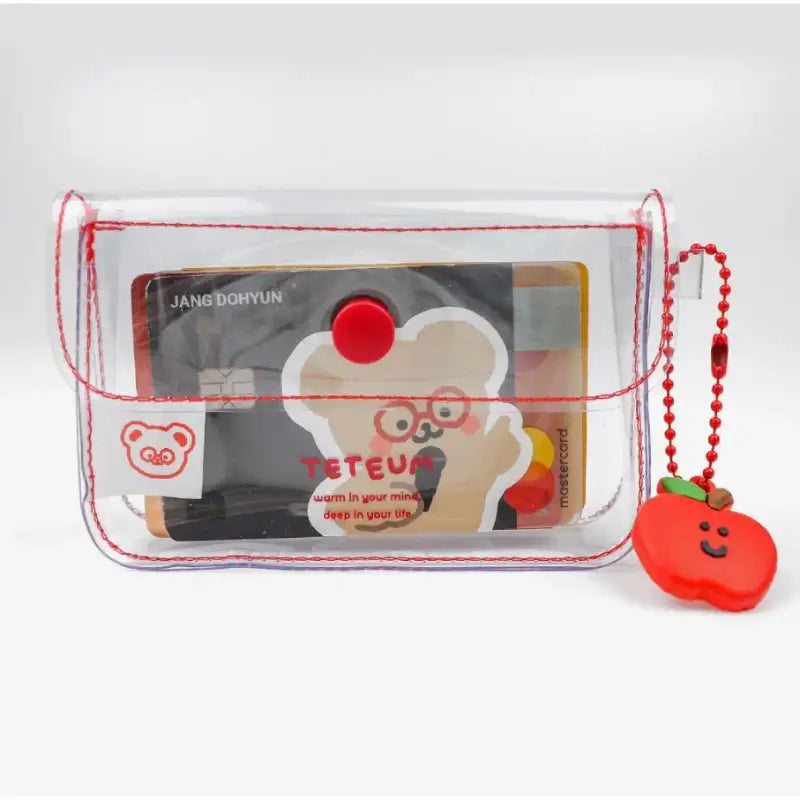 Teteum - Red Stitch Card Wallet - Teteum - Wallets - Harumio