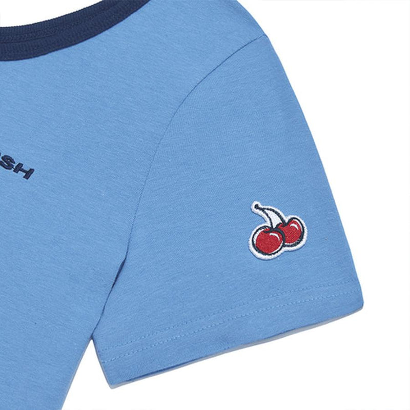 Kirsh - U-Neck T-Shirt - Blue