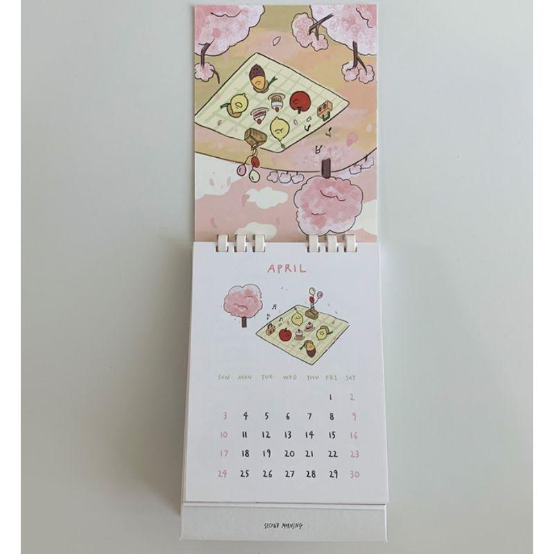 Second Morning - 2022 Triangular Desk Calendar