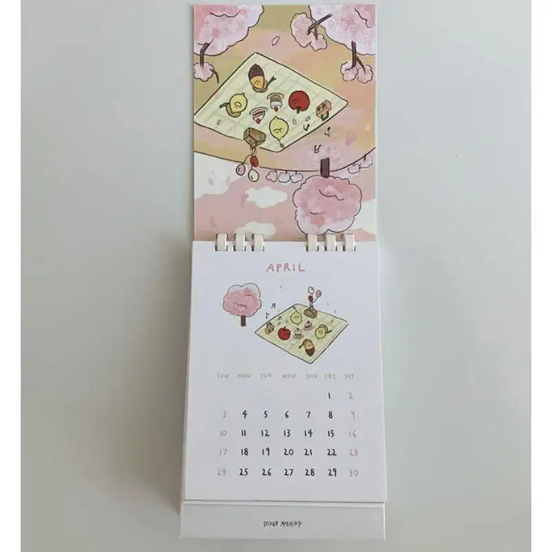Second Morning - 2022 Triangular Desk Calendar - Second Morning - Desk Calendar - Harumio