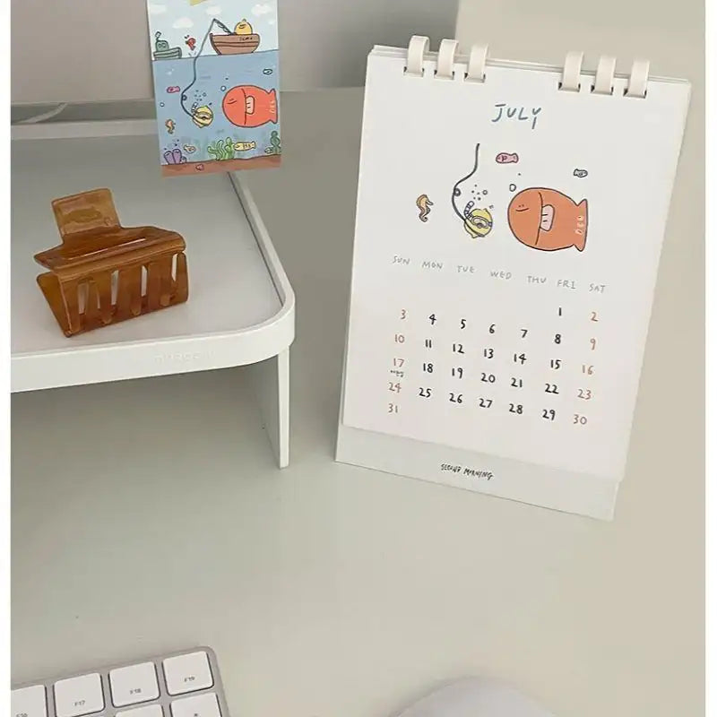 Second Morning - 2022 Triangular Desk Calendar - Second Morning - Desk Calendar - Harumio