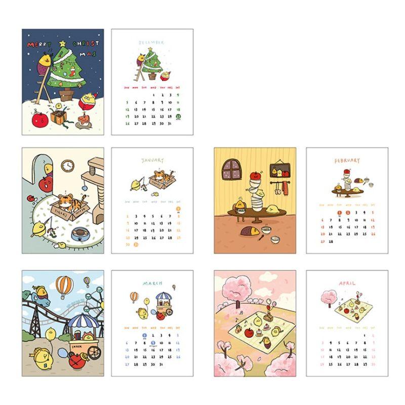 Second Morning - 2022 Triangular Desk Calendar