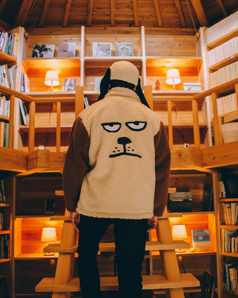 NouNou - Dog Face Boa Jacket